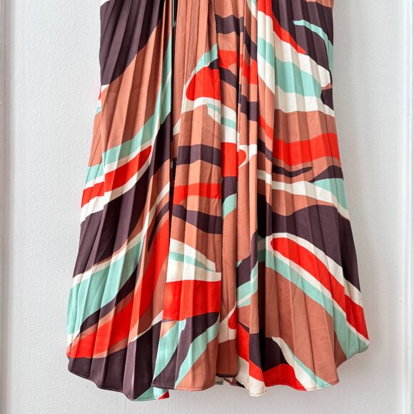 Anthropologie Hutch Halter Pleated Swing Mini Dress - Picture 7 of 10